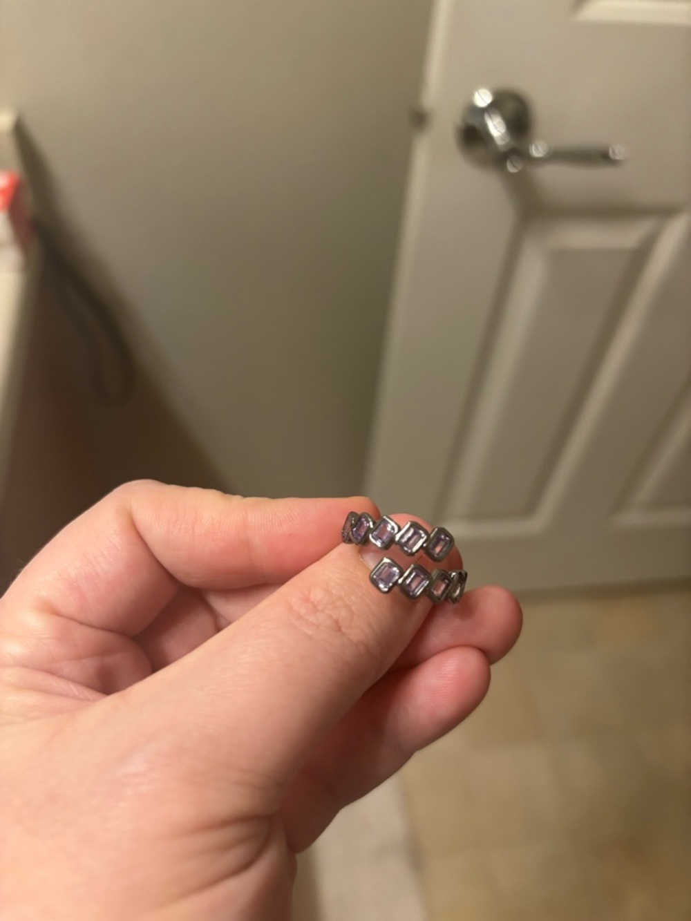 Amethyst Stone Wrap Ring